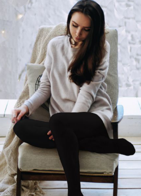 Couture Luxurious  Fleece Lined Tights